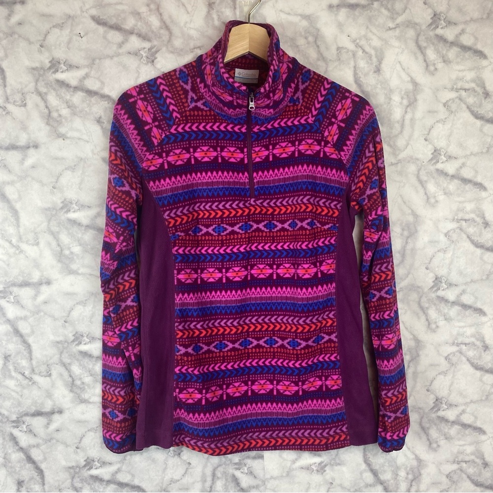 Glacial Print Columbia Pullover